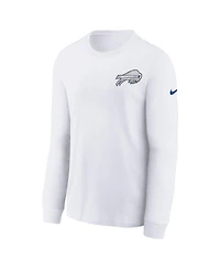 Nike Big Boys and Girls White Buffalo Bills 2025 Rivalries Collection Long Sleeve T-Shirt