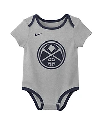 Nike Baby Boys and Girls 2-Piece Denver Nuggets Bodysuit Set