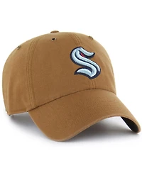 Carhartt x '47 Men's Brown Seattle Kraken Clean Up Adjustable Hat