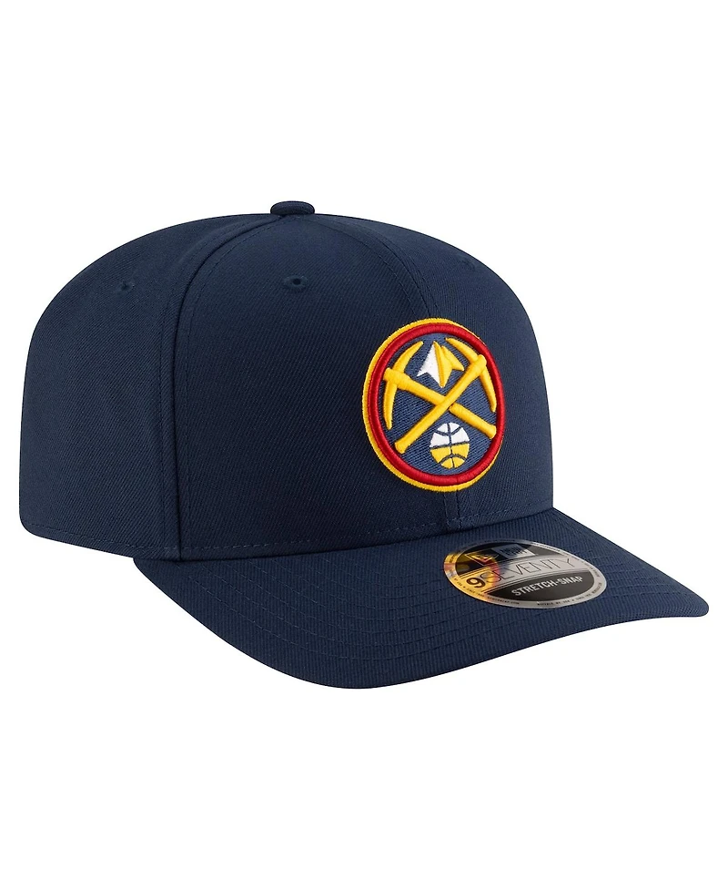 New Era Men's Navy Denver Nuggets 9SEVENTY Stock Adjustable Hat