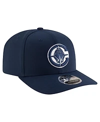 New Era Men's Navy La Clippers 9SEVENTY Stock Adjustable Hat