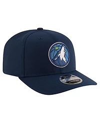 New Era Men's Navy Minnesota Timberwolves 9SEVENTY Stock Adjustable Hat