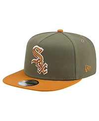 New Era Men's Olive/Brown Chicago White Sox Color Pack A-Frame 9FIFTY Snapback Hat