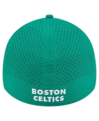 New Era Men's Kelly Green Boston Celtics Featherweight Poly Rope Flex 39Thirty Hat