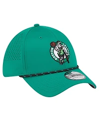 New Era Men's Kelly Green Boston Celtics Featherweight Poly Rope Flex 39Thirty Hat