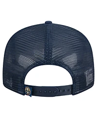 New Era Men's Red/Navy Denver Nuggets Outdoor Split Panel 9FIFTY Snapback Hat