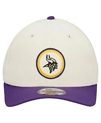 New Era Men's Stone Minnesota Vikings Loyal Corduroy 9SEVENTY Adjustable Hat
