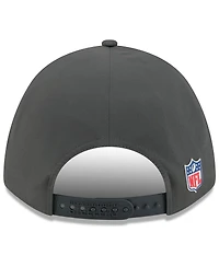 New Era Men's Charcoal Pittsburgh Steelers 2025 Sideline Cold Weather 9FORTY M-Crown Adjustable Hat