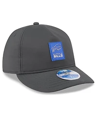 New Era Men's Charcoal Buffalo Bills 2025 Sideline Cold Weather Retro Crown 59FIFTY Fitted Hat
