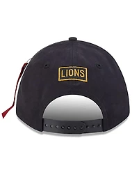 New Era x Alpha Men's Industries Black Detroit Lions A-Frame 9FORTY Adjustable Hat
