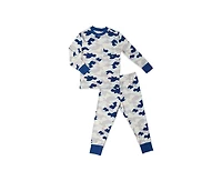 Everly Grey Emerson Fitted Long Sleeve Two-Piece Pajamas