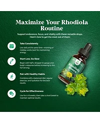 Rhodiola Tincture, Brown, 60ml