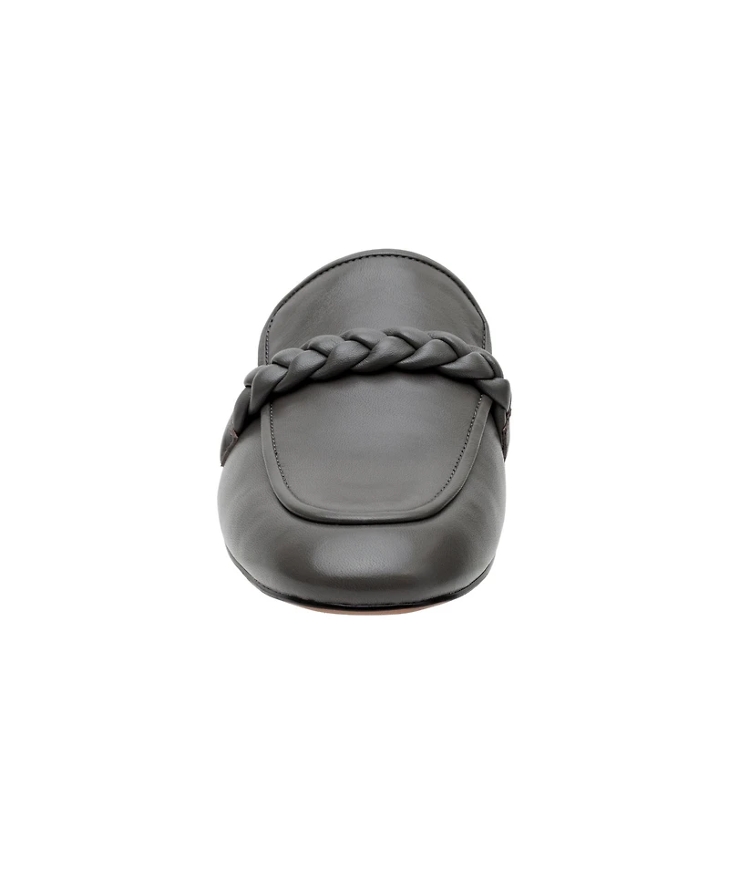 Amy | Classic Apron Toe Braided Mule