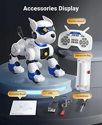 Smart Interactive Robot Dog Toy for Kids with Remote Control, Voice and Touch Features