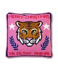 Furbish Needlepoint Pillow – Holiday Collection