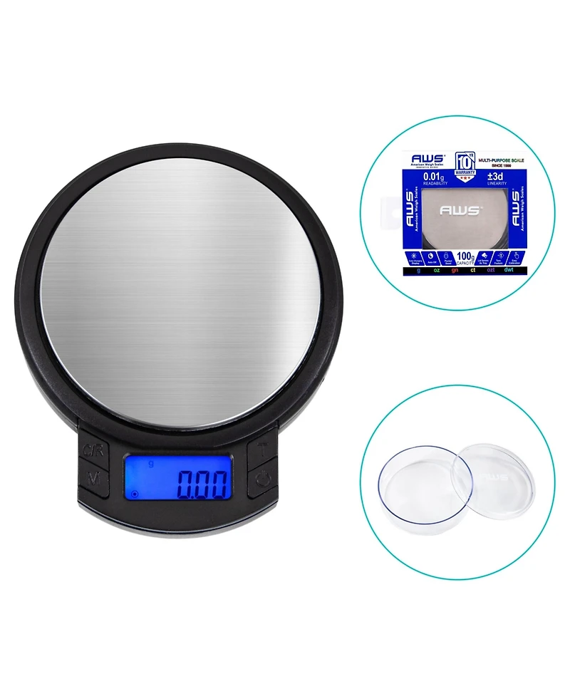 Axis 100g Digital Pocket Bowl Scale, 100g x 0.01g