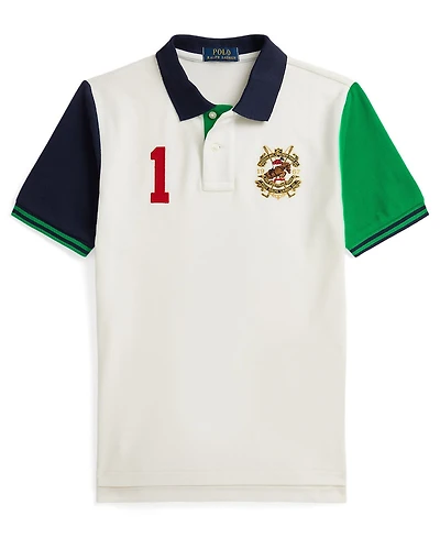 Polo Ralph Lauren Boys 8-20 Color-Blocked Short-Sleeve Shirt