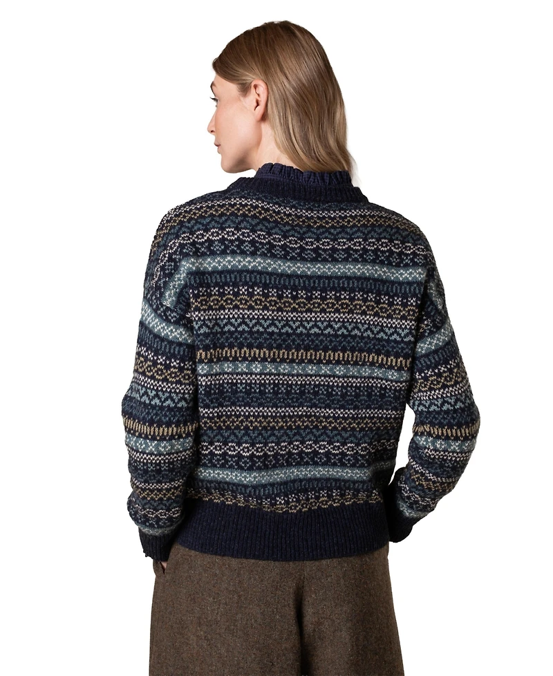 Celtic & Co. Women's Traditional Fair Isle Sweater