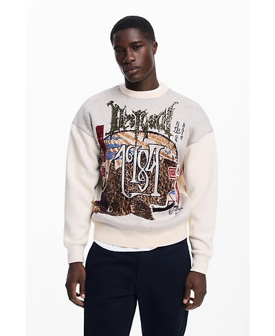 Desigual Men's Vintage carp sweatshirt