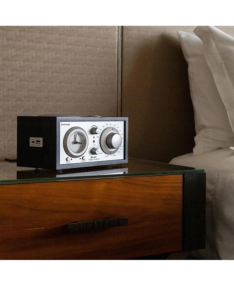 Tivoli Audio Model Three Bt Usb-c/A Clock Radio - Black