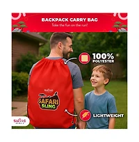 Safari Sling | 2-in-1 Bean Bag Toss Game for Kids | 5-Second Setup Kids Cornhole Game Set | Outdoor Toddler Activities