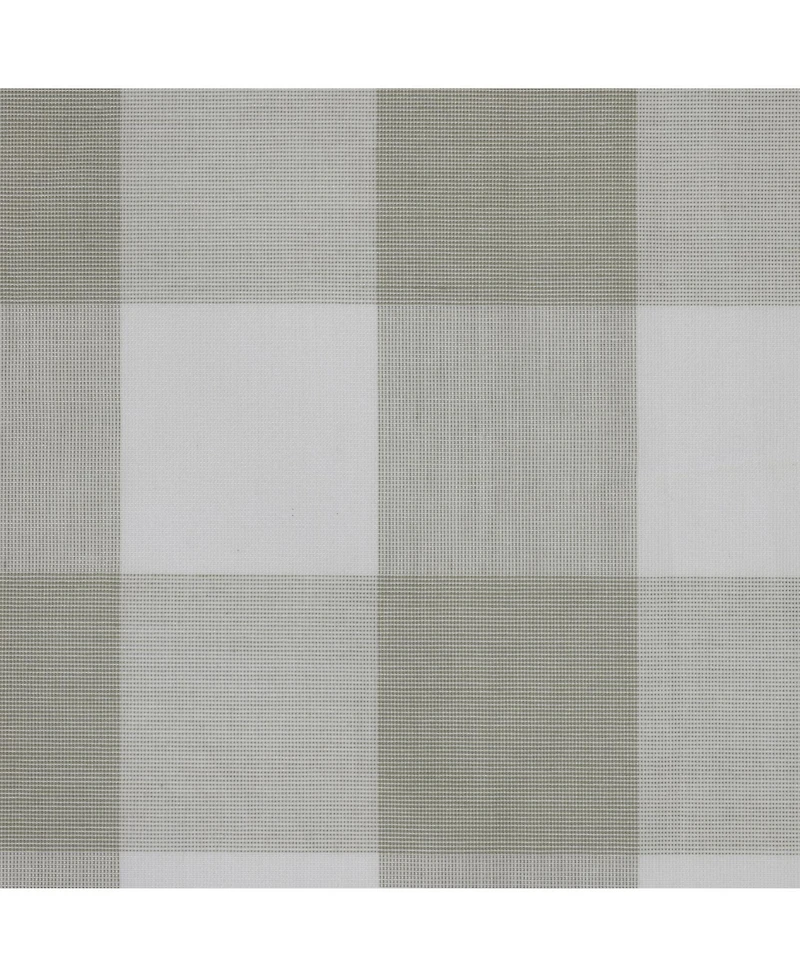 Habitat 100% Polyester Bradley Light Filtering Plaid Woven Grommet Curtain Panel 52" x 84" in Taupe