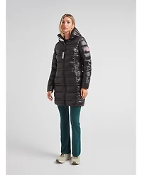JACK1T Women's R4D Tramline Hooded Puffer Coat