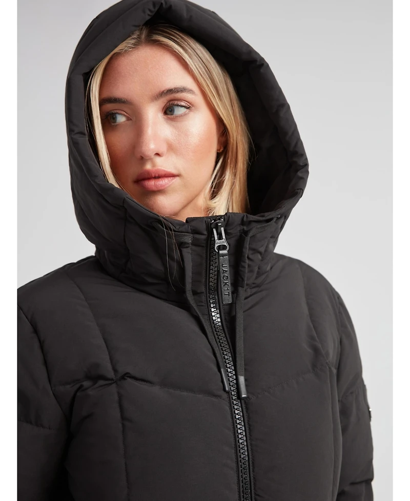 JACK1T Women's Long Sleeve Star Down Coat