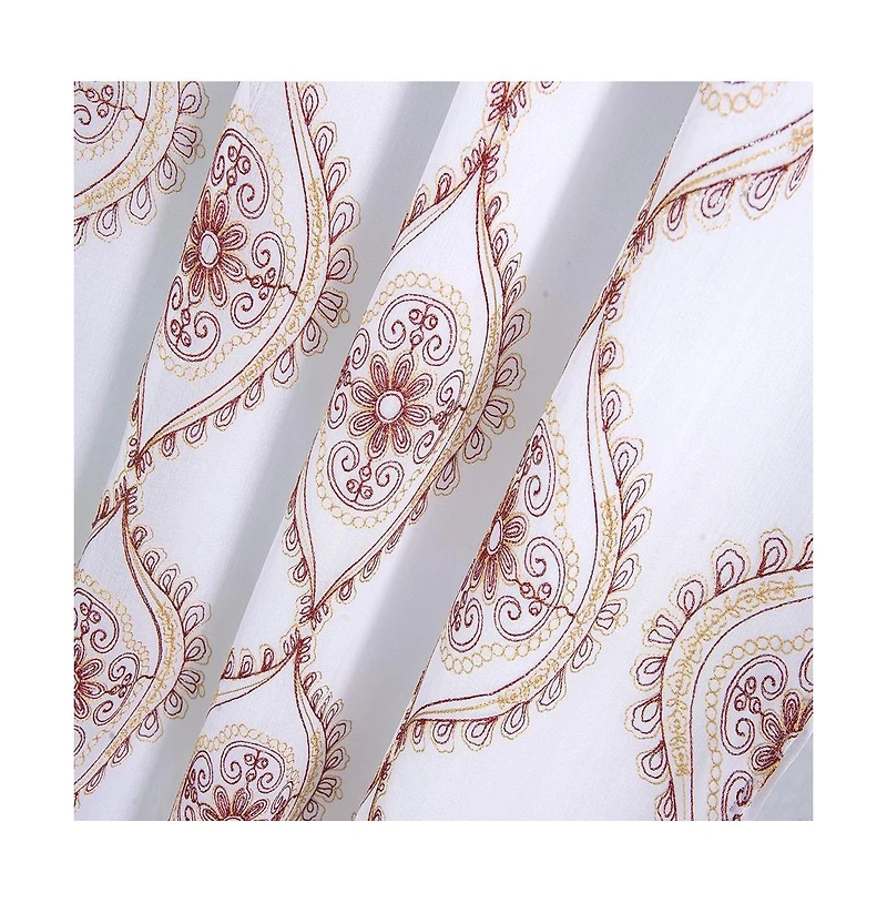 Oliva Gray Arcadia Embroidered Panel