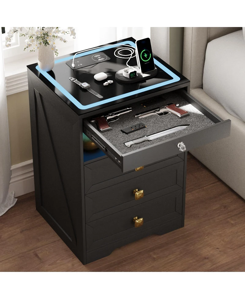 Vlsrka Vanity Makeup Desk with Mirror and Lights