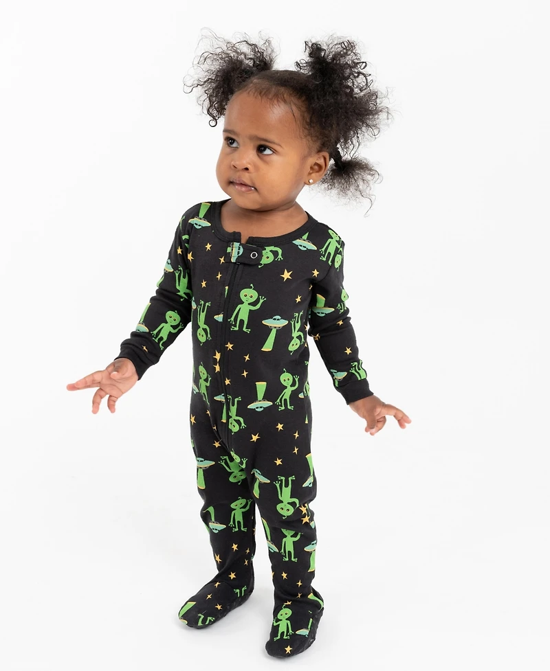 Leveret Toddler Footed Cotton Halloween Pajamas