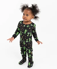 Leveret Toddler Footed Cotton Halloween Pajamas