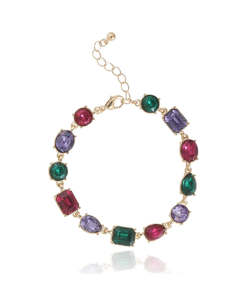 BCBGeneration Multi-Stone Gem Bracelet