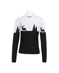 Bellemere New York Women's Merino 'Deer & Tree' Sweater