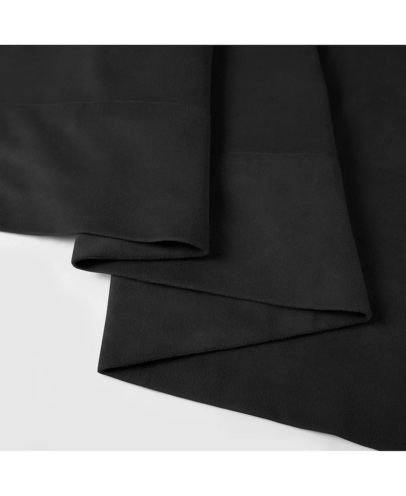 Half Price Drapes Warm Black Signature Velvet Blackout Curtain