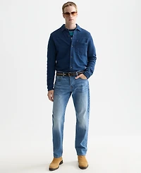 Scotch & Soda Men's Washed Textured Long-Sleeve Shirt