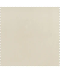 Half Price Drapes Diva Cream Extra Wide Signature Plush Velvet Hotel Blackout Curtain