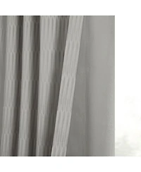 Half Price Drapes Pewter Abstract Lounge Embossed Velvet Room Darkening Curtain