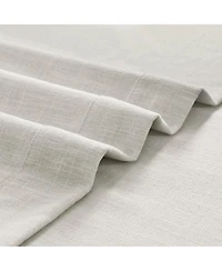 Half Price Drapes Light Sand Simply Faux Linen Curtain Pair (2 Panels
