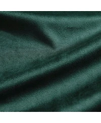 Half Price Drapes Deep Green Simply Velvet Room Darkening Curtain Pair (2 Panels)