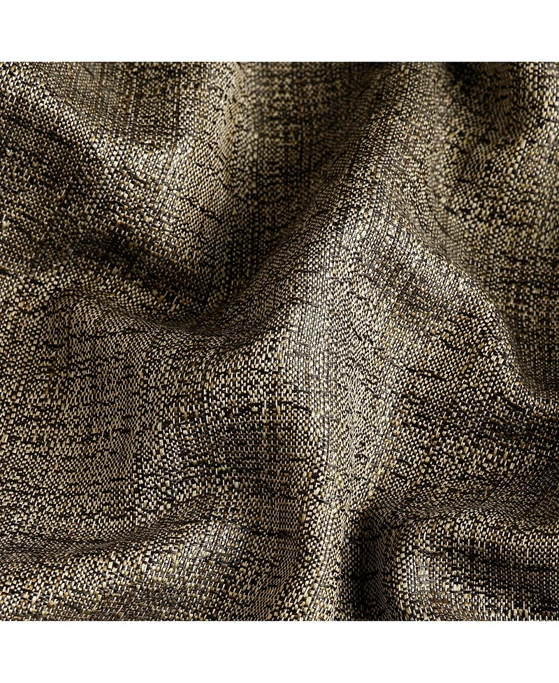 Raw Weave Linen Curtains (2 Panels) Window and Drapes, Rod Pocket Bedroom Curtains