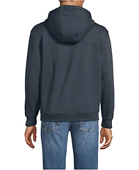 Lands' End Men's Long Sleeve RainDefense Serious Sweats Full Zip Hoodie