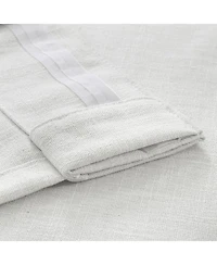 Half Price Drapes Off White Simply Faux Linen Curtain Pair (2 Panels)