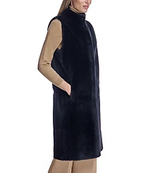 Julia & Stella by Maximilian Women's Shearling Lamb Vest