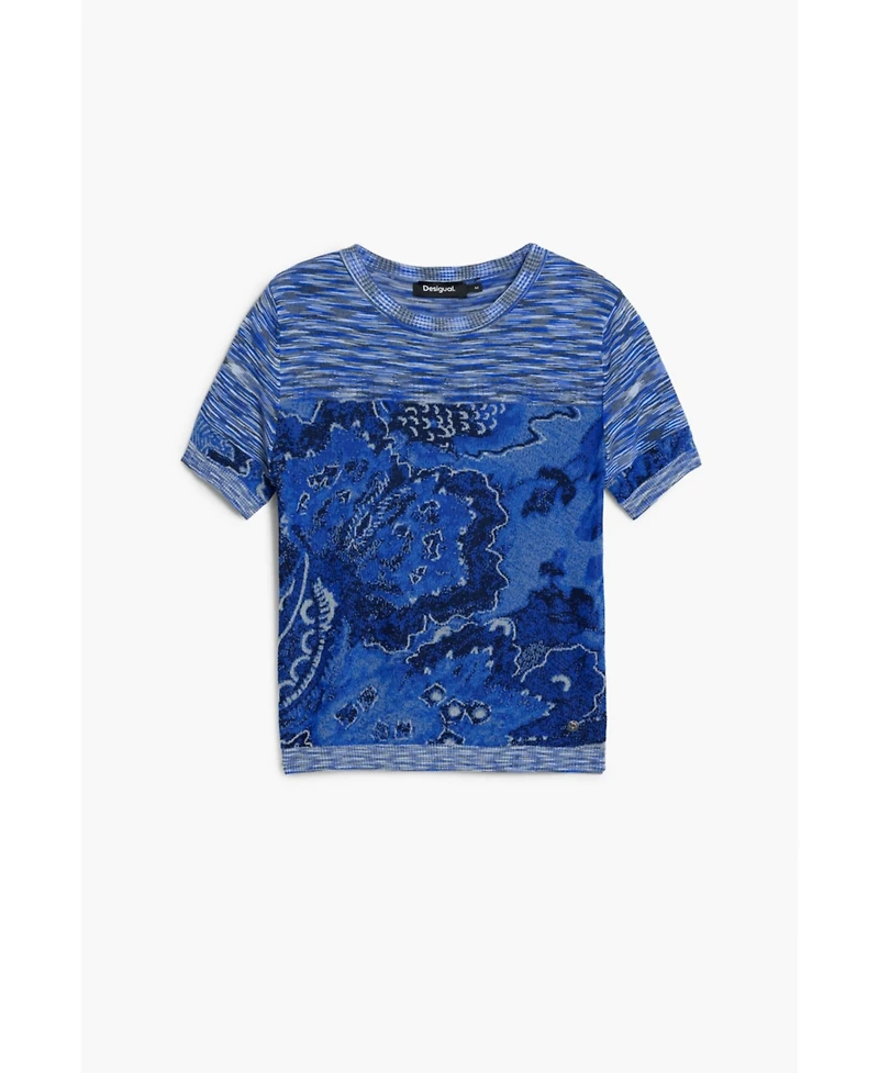 Desigual Women's Marbled knit T-shirt