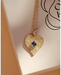 Ottoman Hands Golden Heart Pendant Necklace