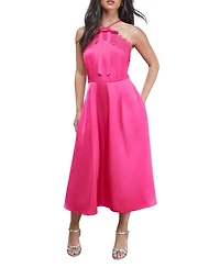 Oasis Women's Lace Detail Midi Prom Dress