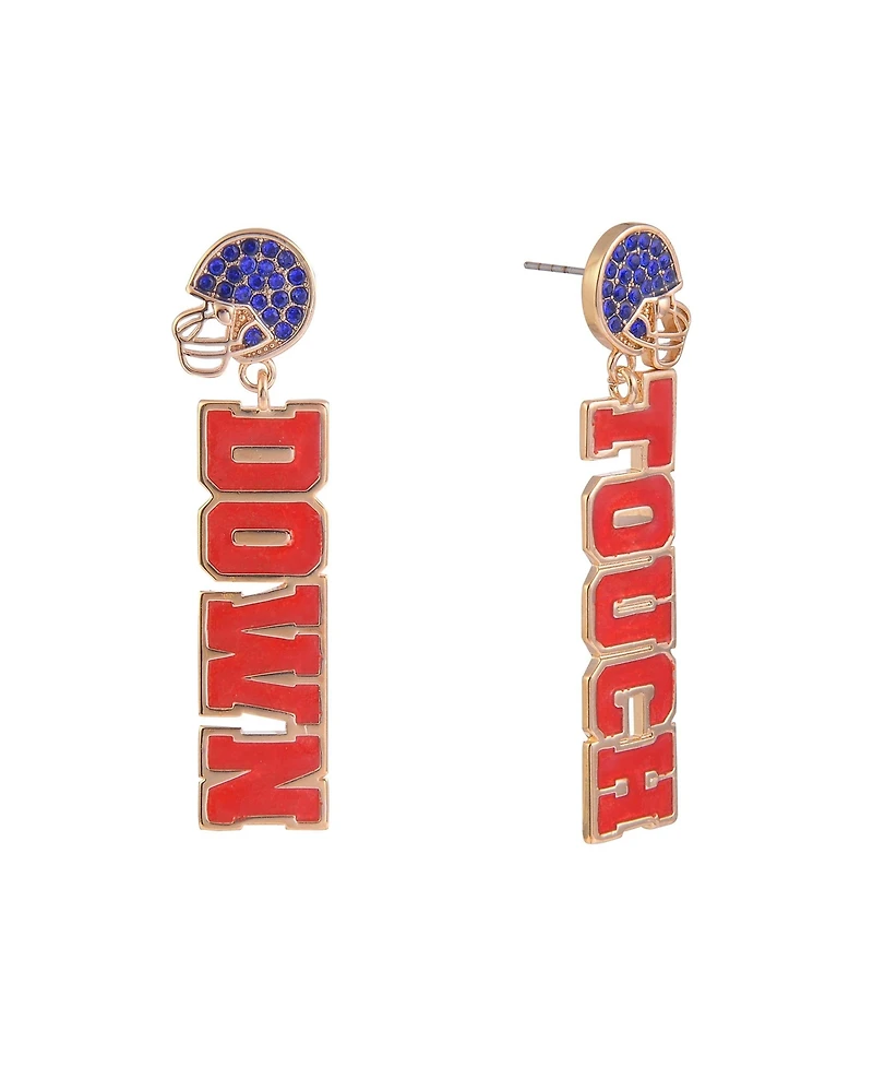 Hallmark Touch Down Football Earrings