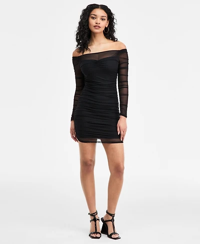 Guess Women's Off-The-Shoulder Calista Bodycon Dress