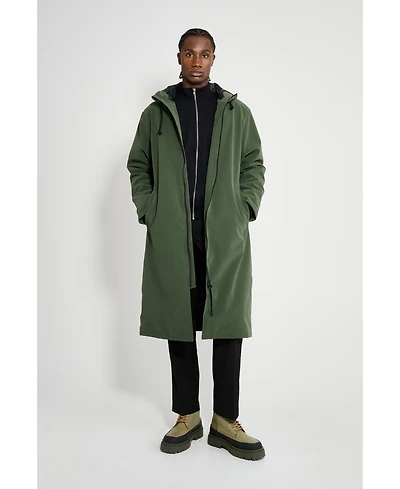 Stutterheim Men's Stockholm Long Matte Winter Coat